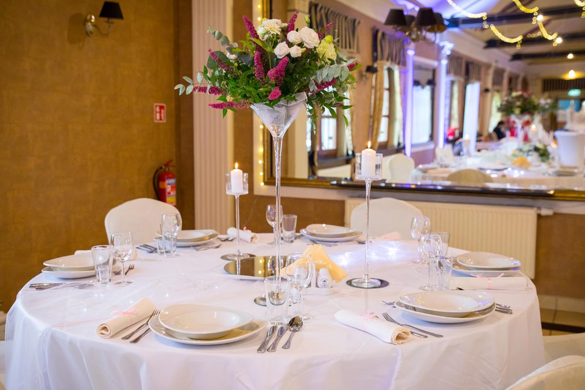 Sala podczas wesele w Hotelach Diament